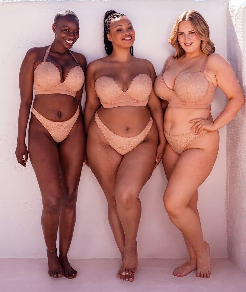 Curvy Kate Hey Girls Superplunge Strapless Bra - Latte Bras 