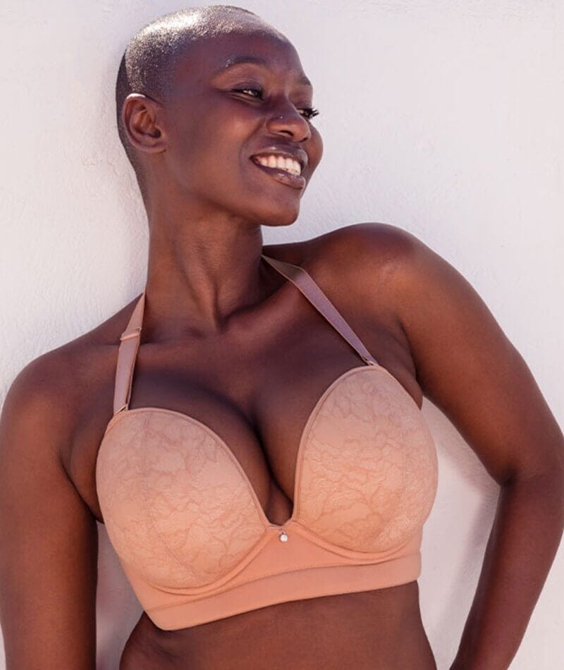Curvy Kate Hey Girls Superplunge Strapless Bra - Latte Bras 