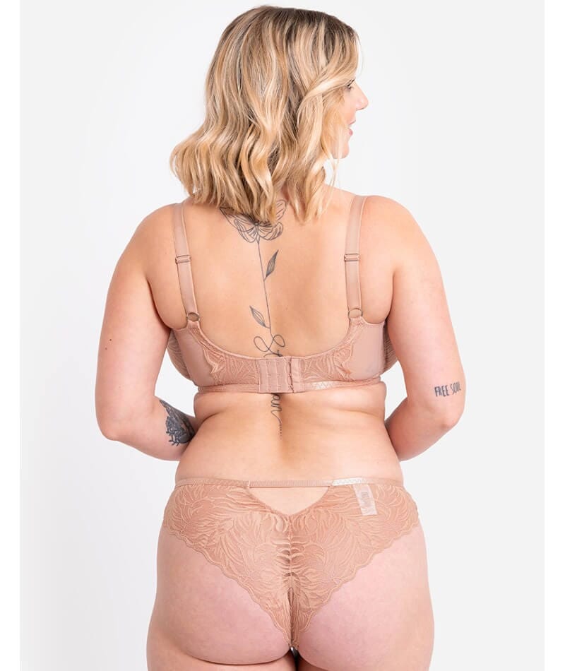 Curvy Kate Lace Daze Balcony Bra - Latte Bras 