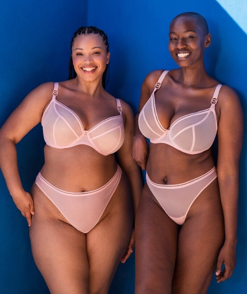 Curvy Kate Lifestyle Plunge Bra - Blush Pink Bras 