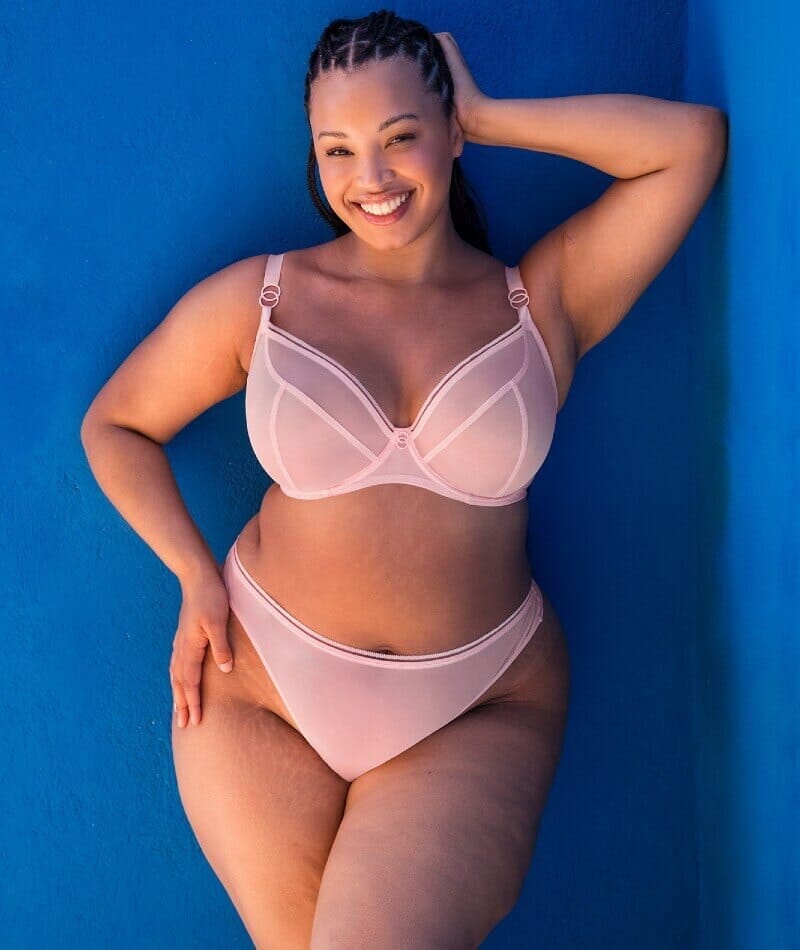 Curvy Kate Lifestyle Plunge Bra - Blush Pink Bras 