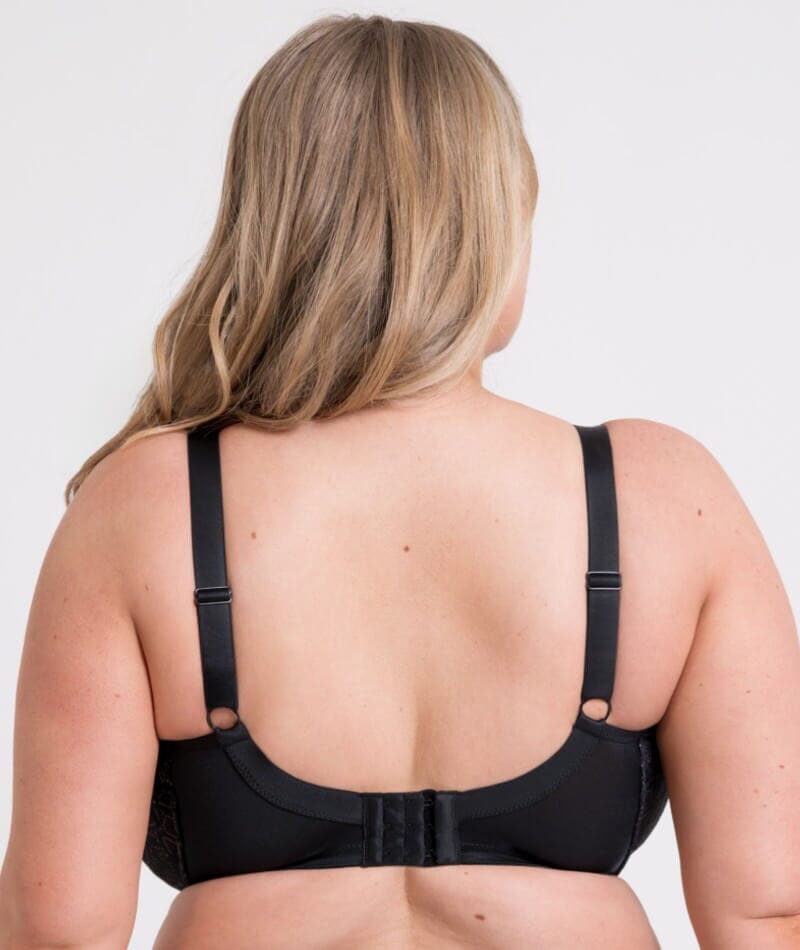 Curvy Kate Lovelace Full Cup Side Support Bra - Black/Taupe Bras 