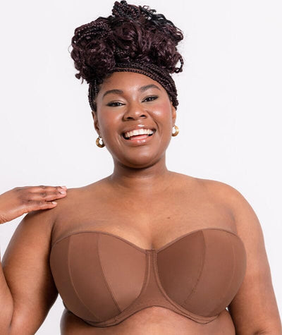 Curvy Kate Luxe Strapless Bra - Caramel Bras