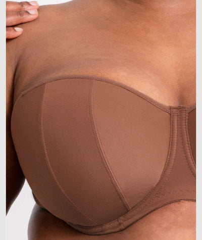 Curvy Kate Luxe Strapless Bra - Caramel Bras