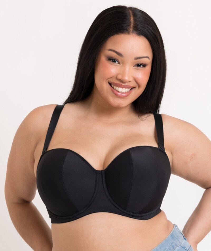 Curvy Kate Luxe Strapless Bra - Jet Black Bras 