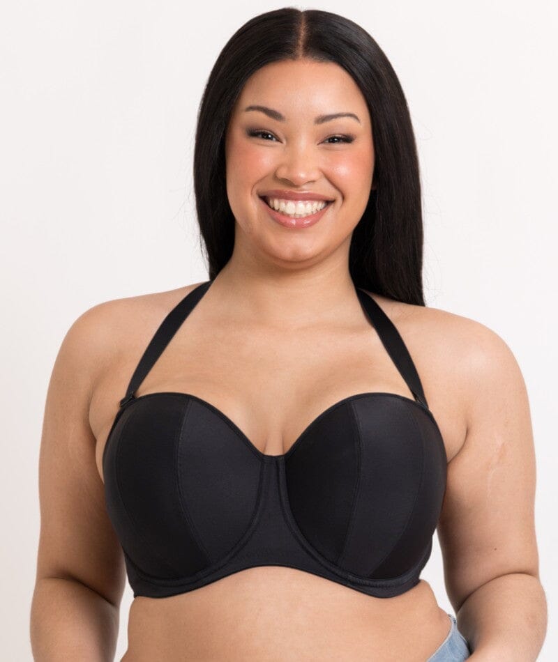 Curvy Kate Luxe Strapless Bra - Jet Black Bras 