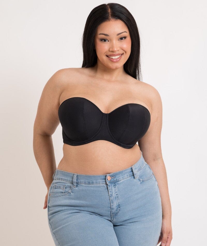 Curvy Kate Luxe Strapless Bra - Jet Black Bras 