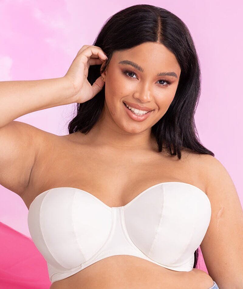 Curvy Kate Luxe Strapless Bra - Pearl Ivory