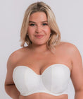 Curvy Kate Luxe Strapless Bra - Pearl Ivory Swatch Image