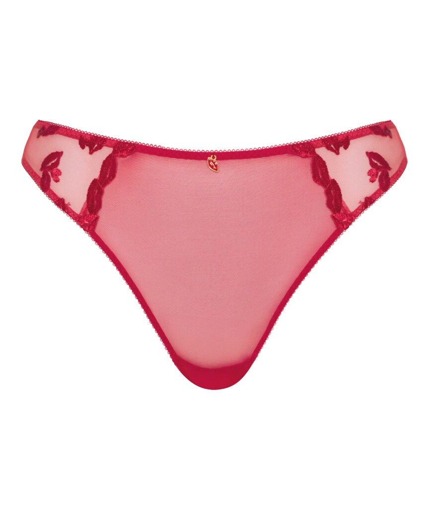 Curvy Kate Pucker Up  Brazilian Brief - Lipstick Red