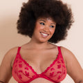 Curvy Kate Pucker Up Deep Plunge Bra - Lipstick Red