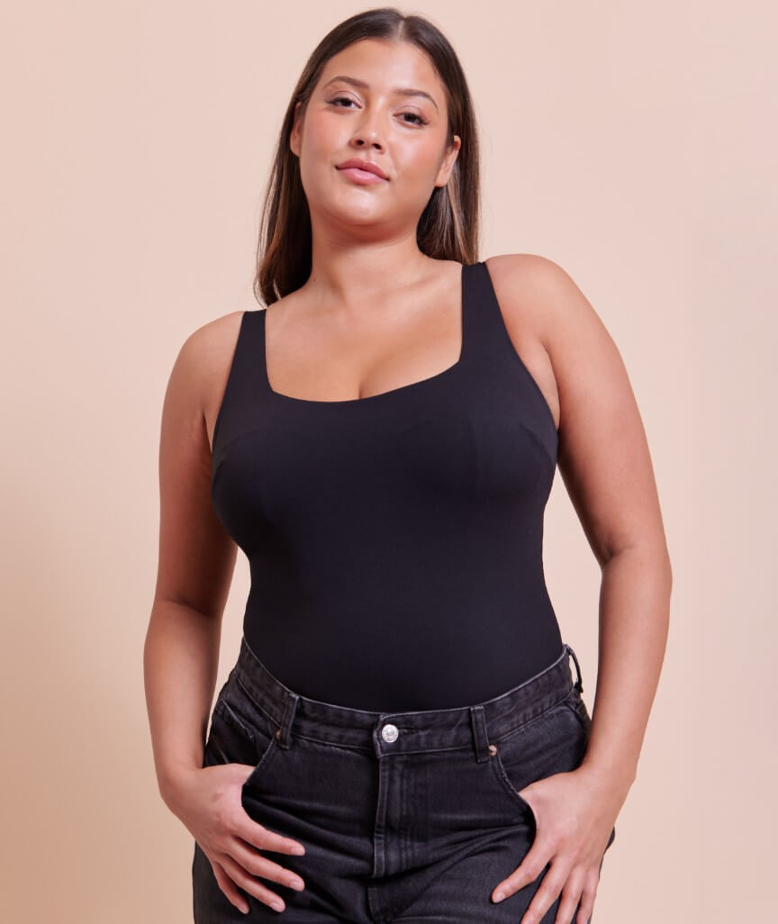 Curvy Kate Smoothie Support Stretch Body - Black