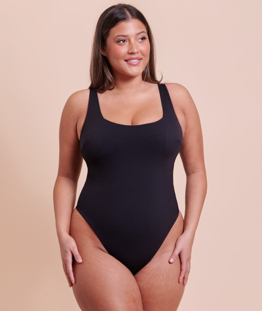 Curvy Kate Smoothie Support Stretch Body - Black