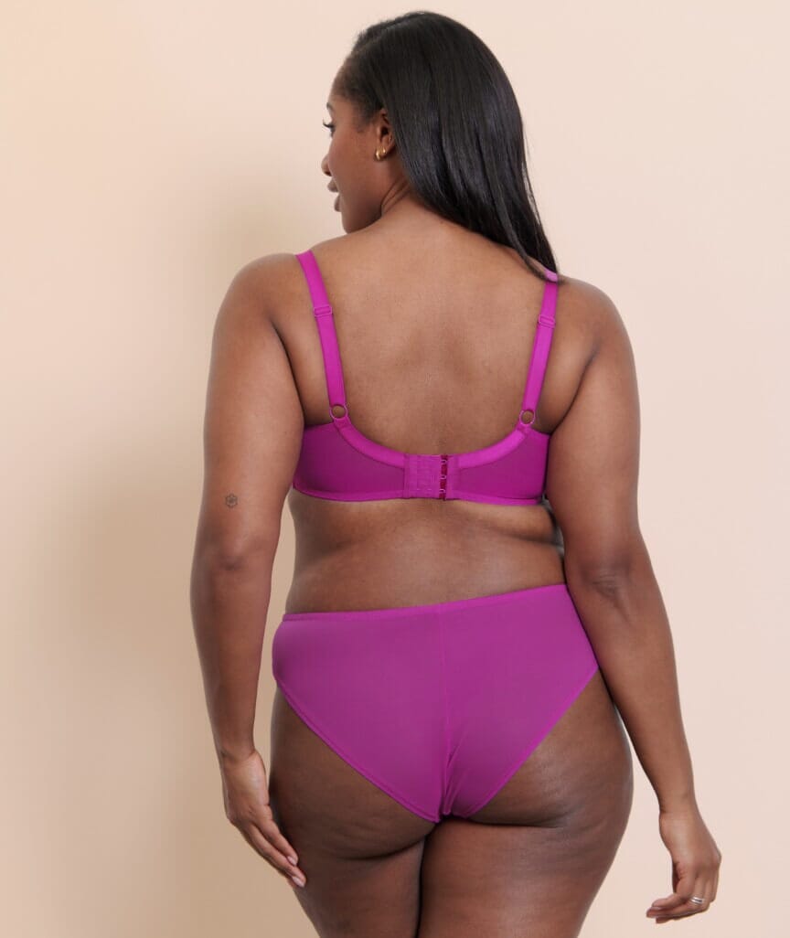 Curvy Kate Stardust Brazilian Brief - Vivid Violet Knickers 