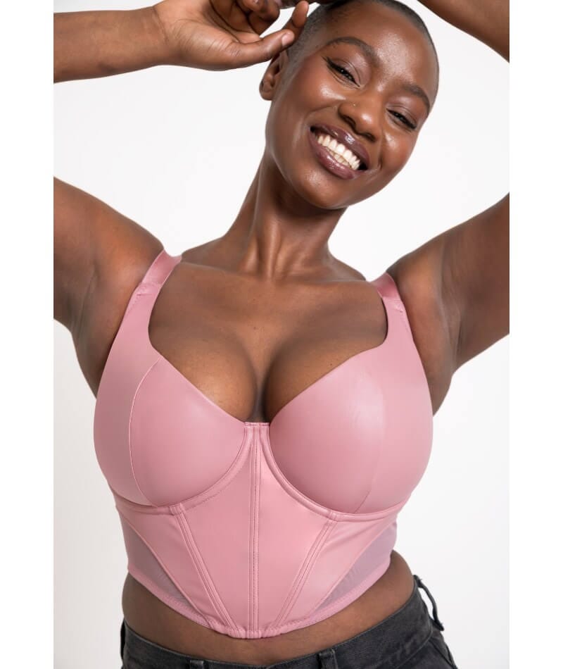 Curvy Kate Storm Longline Balcony Bra - Dusky Rose Bras 