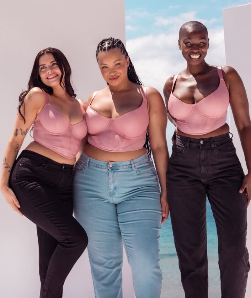 Curvy Kate Storm Longline Balcony Bra - Dusky Rose Bras 