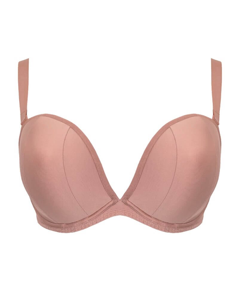 Curvy Kate Superhero Multiway Padded Plunge Bra - Latte Bras 