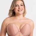 Curvy Kate Superhero Multiway Padded Plunge Bra - Latte