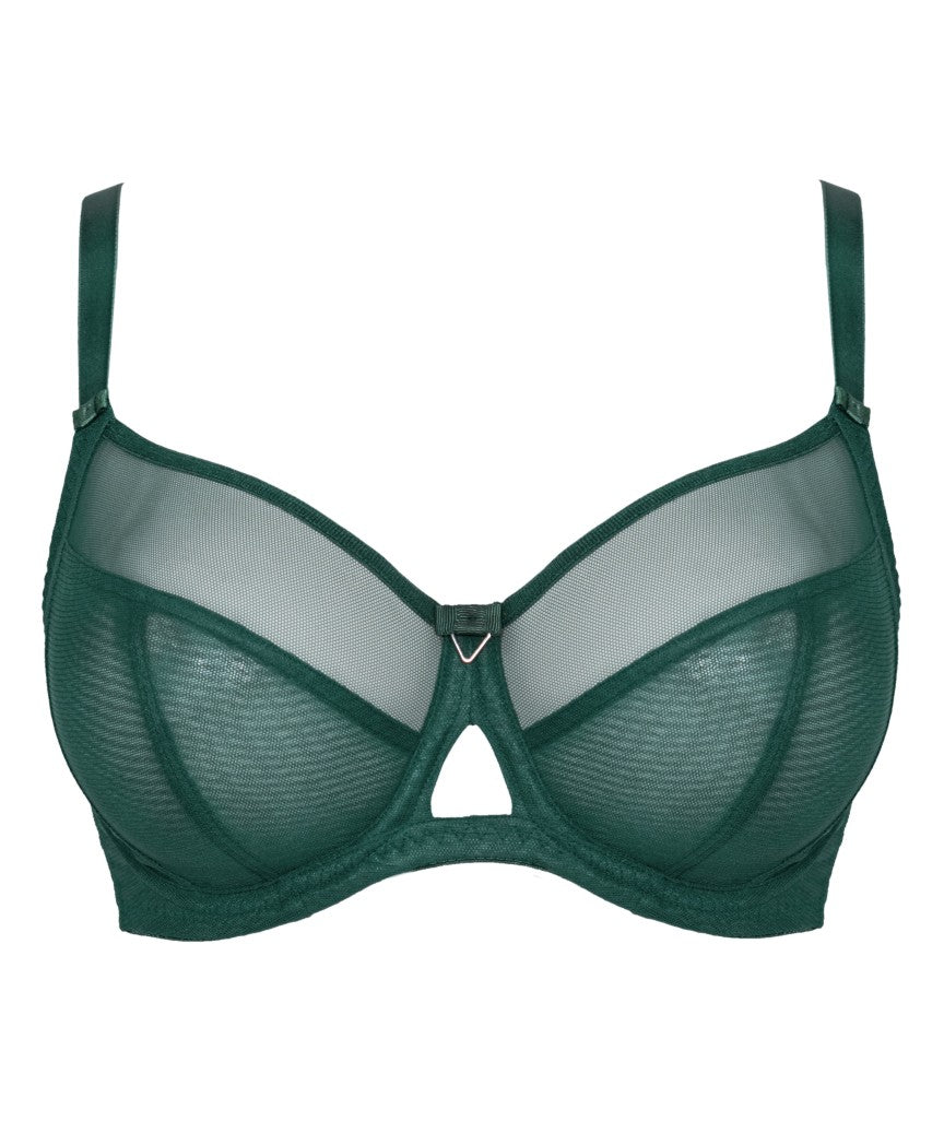 Curvy Kate Victory Balcony Bra  - Forest Green