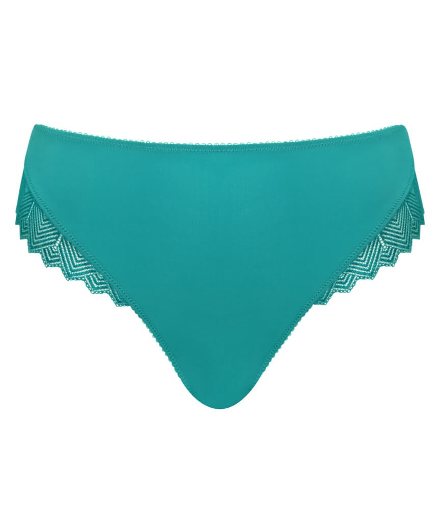 Curvy Kate Wild One Brazilian Brief - Teal Blue