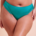 Curvy Kate Wild One Brazilian Brief - Teal Blue