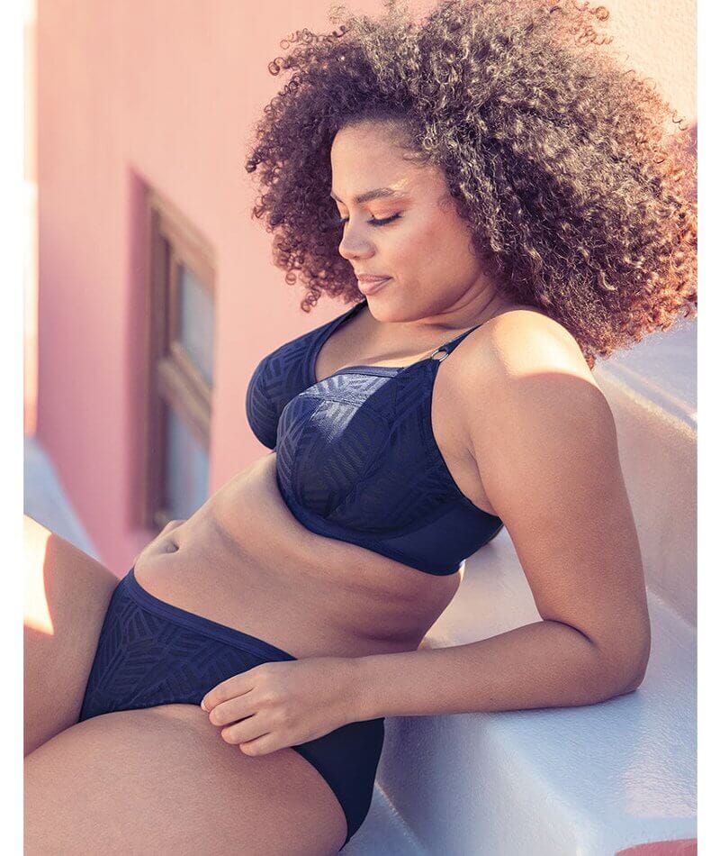 Curvy Kate Wonderfull Vibe Full Cup Bra - Navy Blue