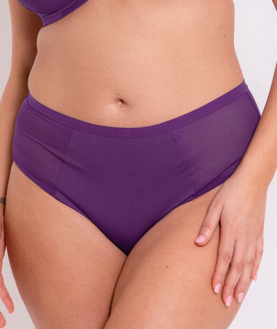 Curvy Kate Wonderfully Short - Purple Knickers