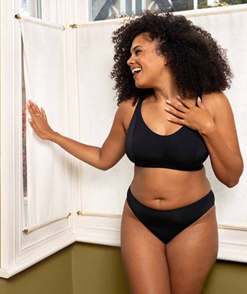 Curvy Kate Zen Wire-free Bralette - Black Bras 