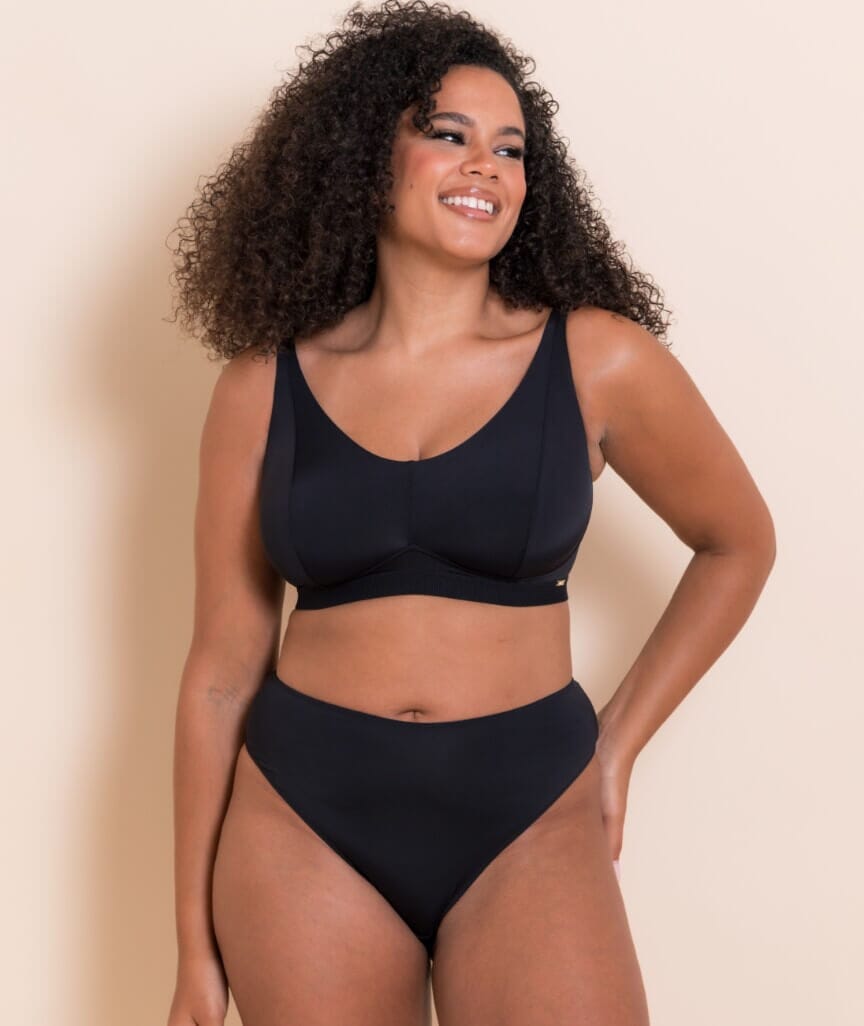 Curvy Kate Zen Wire-free Bralette - Black Bras 