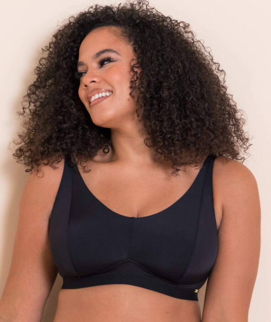Curvy Kate Zen Wire-free Bralette - Black Bras 