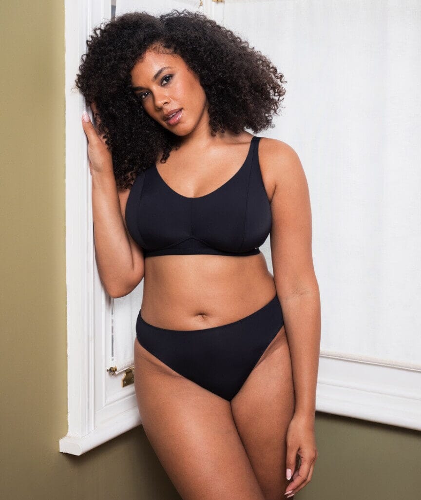 Curvy Kate Zen Wire-free Bralette - Black Bras 