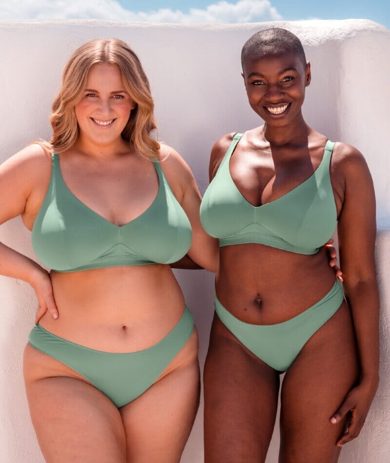 Curvy Kate Zen Wire-free Bralette - Sage Green Bras 
