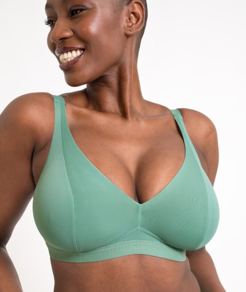 Curvy Kate Zen Wire-free Bralette - Sage Green Bras 