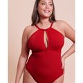 Curvy Kate Zip Tide Wire Free Multiway One Piece Swimsuit - Red
