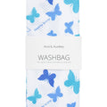 Curvy Lingerie Blue Butterfly Washbag - Large