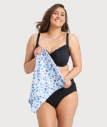 Curvy Lingerie Blue Butterfly Washbag - Large