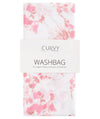 Curvy Lingerie Pink Floral Washbag - Large