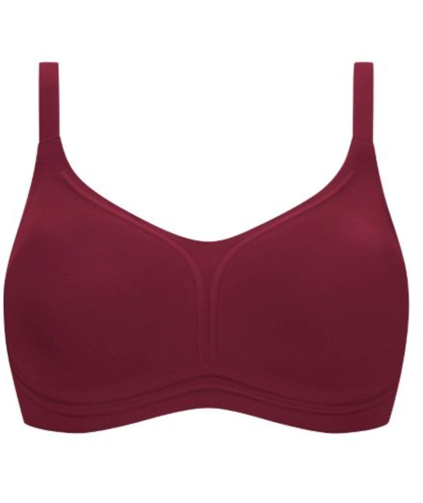 Amoena Wave Pure Non-Wired Bra - Ruby