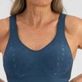 Playtex Comfort Revolution Contour Dot Wire Free Bra - Forest Teal