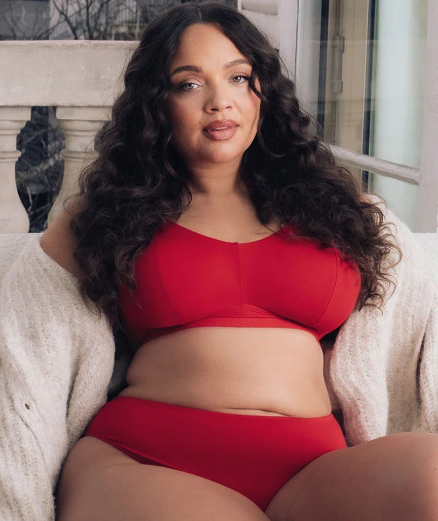 Curvy Kate Zen Wire-free Bralette - Red