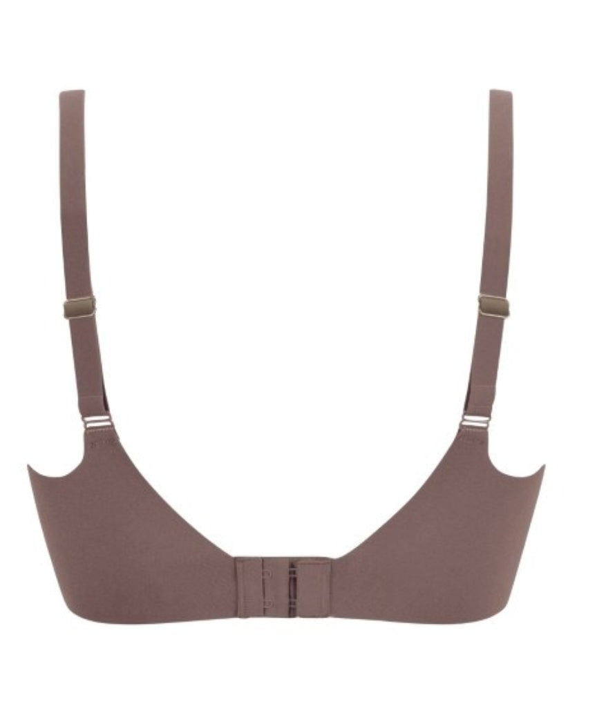 Amoena Wave Pure Non-Wired Bra - Deep Taupe