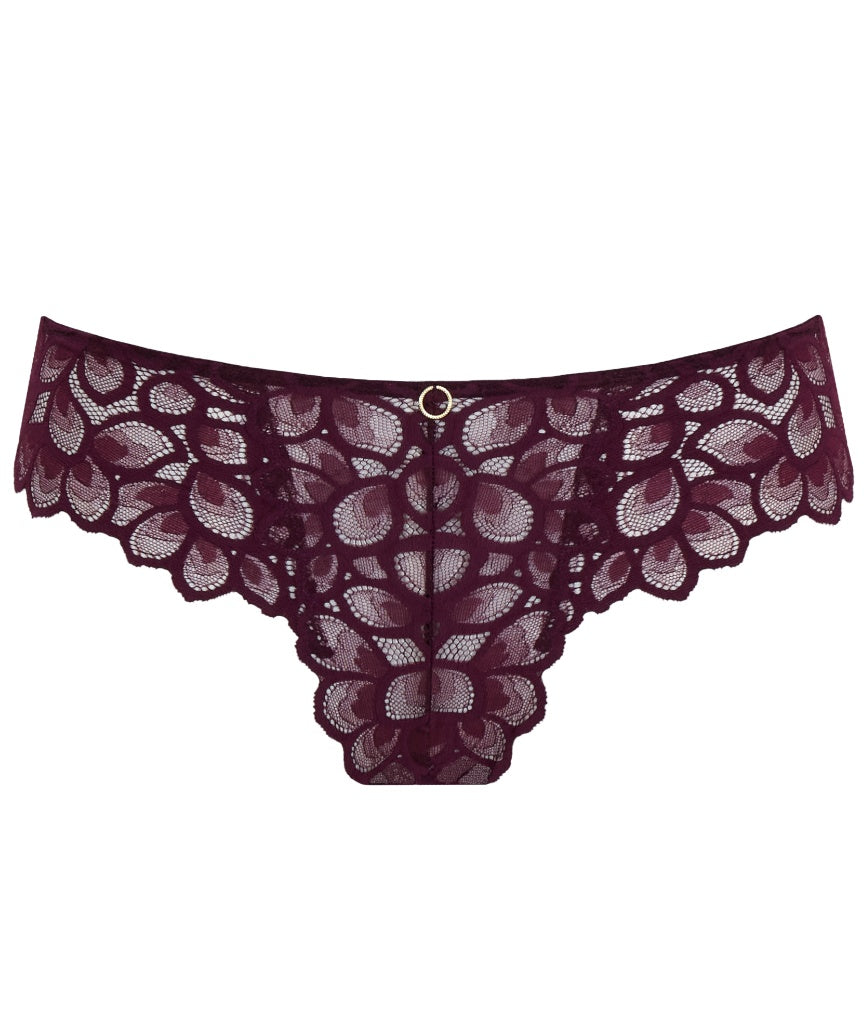 Panache Allure Brazilian Brief - Plum