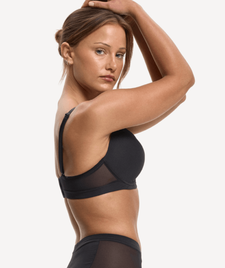 Nala Knockout Padded Tshirt Bra - Licorice