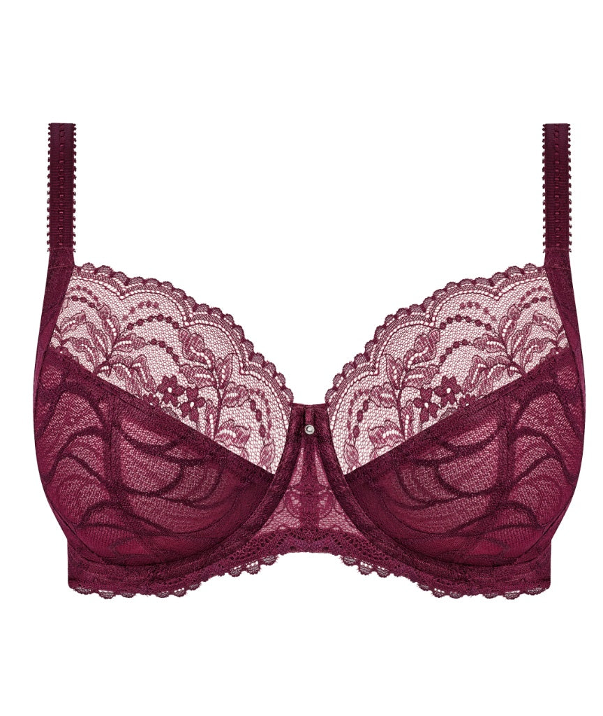 Fantasie Cesile Underwired Side Support Bra - Bordeaux