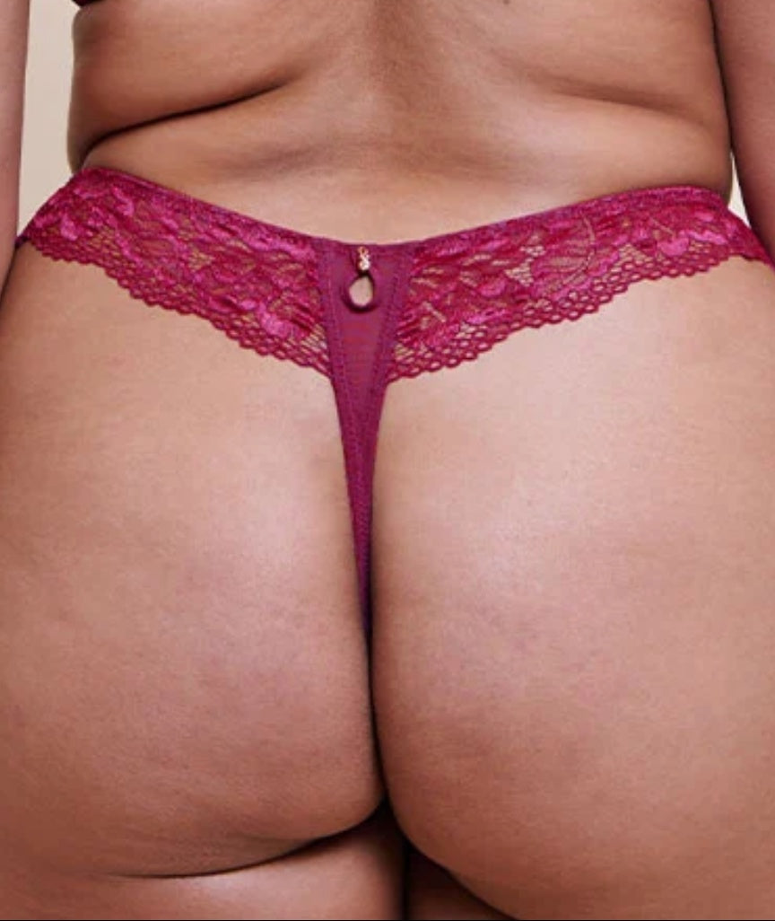 Curvy Kate Boost Sweetheart Thong - Magenta Pink