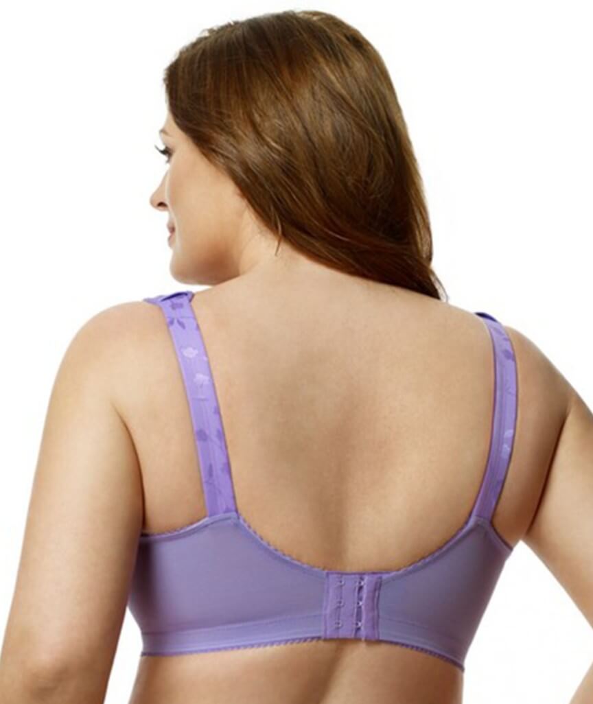 Elila Jacquard Wire-Free Bra - Lilac