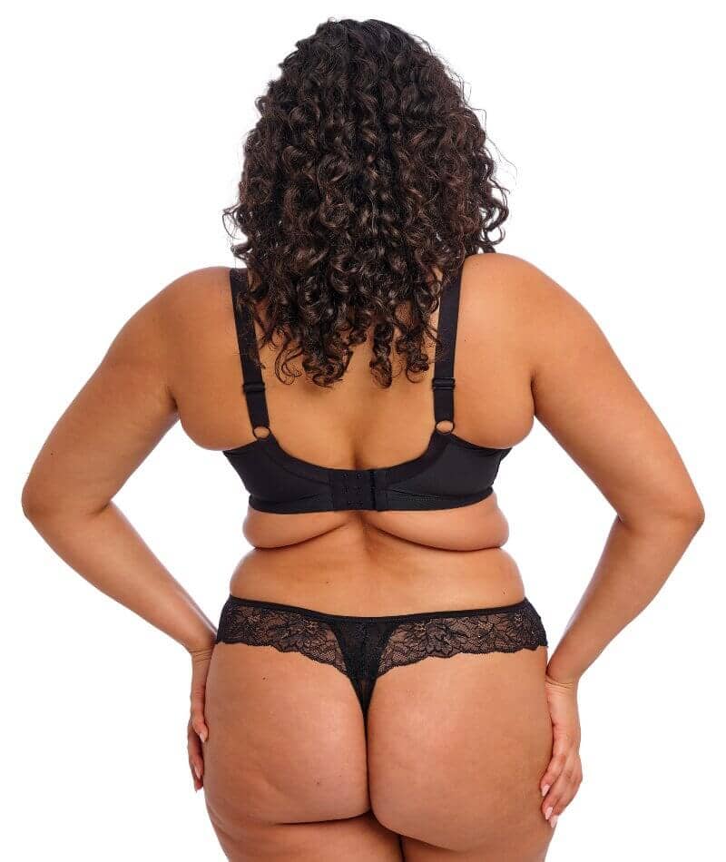 Elomi Brianna Underwire Plunge Bra - Black Bras 