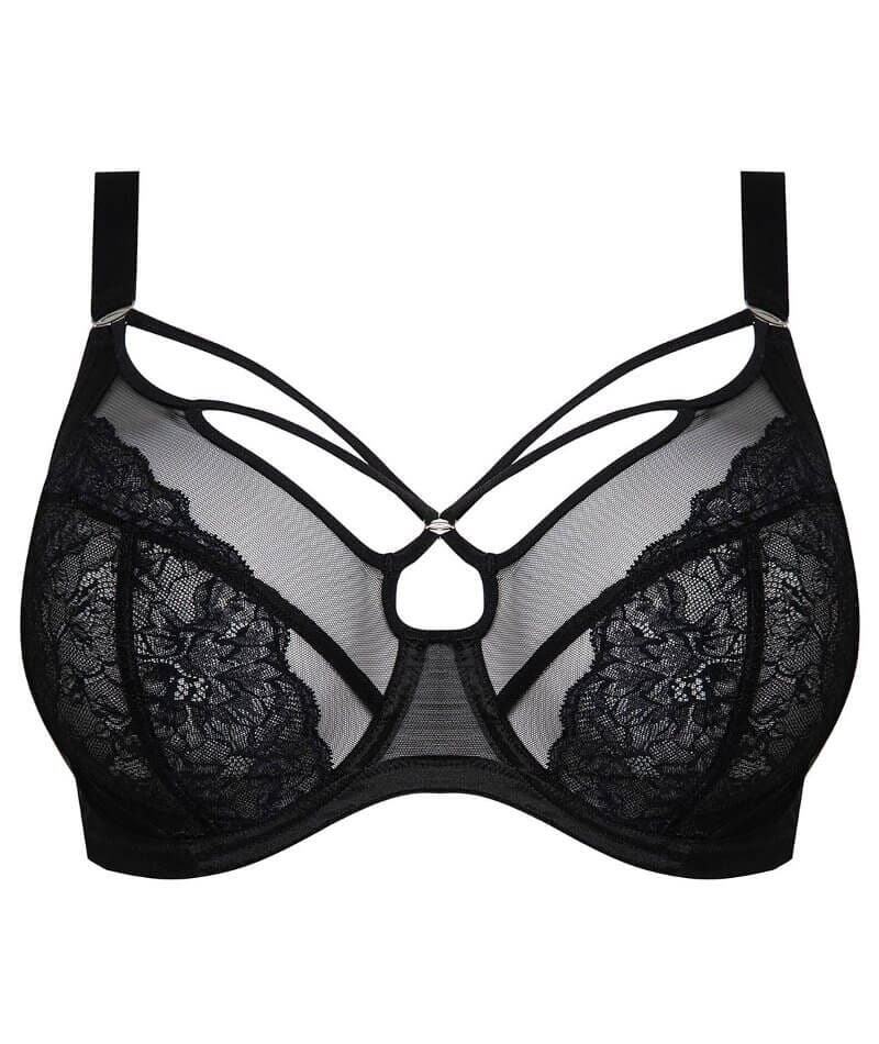 Elomi Brianna Underwire Plunge Bra - Black Bras 