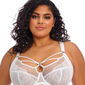 Elomi Brianna Underwire Plunge Bra - White