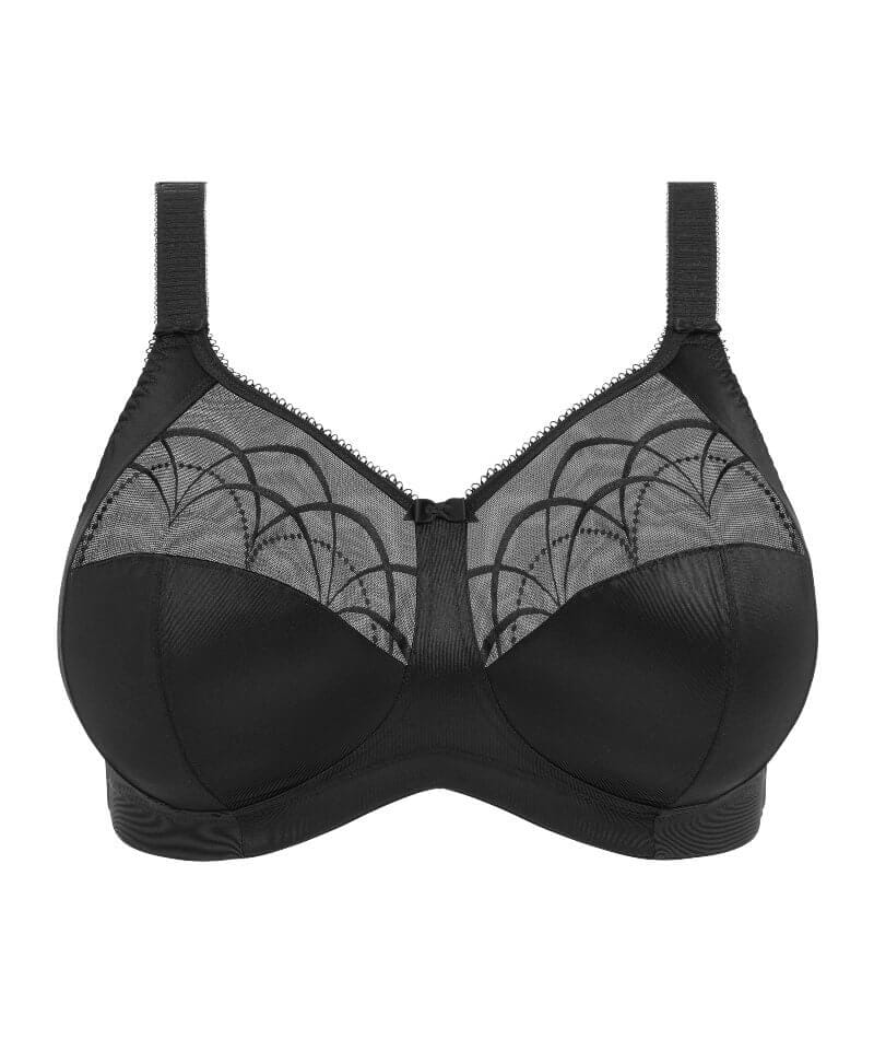 Elomi Cate Soft Cup Wire-Free Bra - Black Bras 